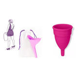 Kit Copa Menstrual Fleurity + Urinal Mujer Hacer Pis Parada