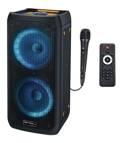 Parlante Bluetooth Micrófono Equipo Karaoke Torre Grande
