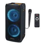 Parlante Bluetooth Micrófono Equipo Karaoke Torre Grande