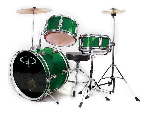 Gp Percusión Gp50g Completo De 3 Piezas Júnior Drum Set - Ve