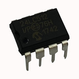 Memoria 24lc256-i/p Eeprom 256k - 32kx8 2,5v Serial