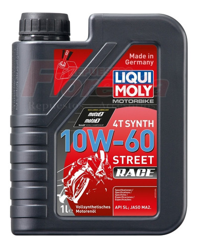 Aceite De Moto 10w-60 Street Race  Liqui Moly 1l