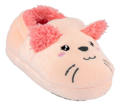 Pantufa Infantil Bebê Menina Rosa Doninha Feminina Pimpolho