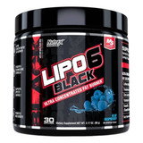 Lipo 6 Black Ultra Concentrated Quemador Nutrex 30 Serv. Sabor Blue Raspberry