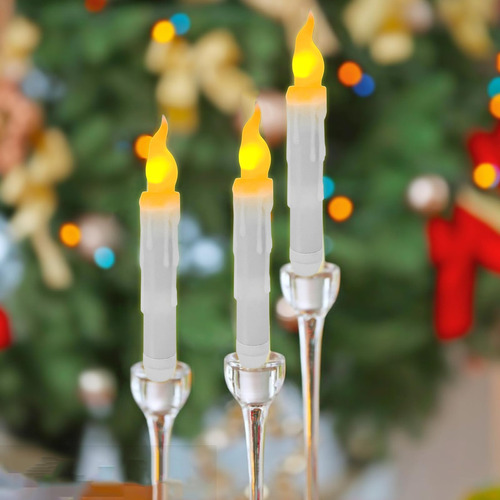 Velas Colgantes Magicas De Navidad, Velas Flotantes Con Vari