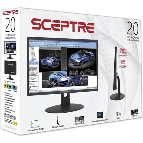 Monitor Led Hd 20  Sceptre E205w-16003r Ultrafino