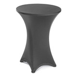 Cubierta De Tela Para Mesa - Redonda De 76cm, Negra