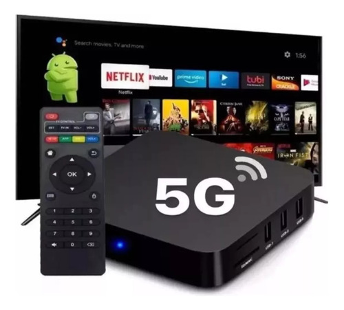 Conversor Smart Transforme Tv Normal Em Smart Tv 5g 4k