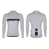 Jersey Ciclismo M/l Hombre Gw Basic Blanco