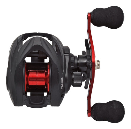 Reel Huevito Beast Red Snake 103 Baitcasting 3 Rulemanes Color Rojo - Manija Derecha