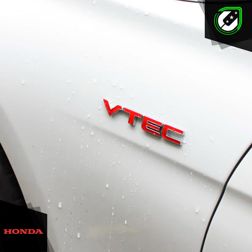 Emblema Vtec Para Honda Civic Accord Odyssey Fit Crv Foto 6