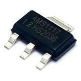 10 Unidades/ Regulador De Voltaje Ams1117, 1.2v Sot-223 Smd