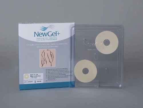 Newgel+ Silicone Sheet For Scar 7cms Beige Uso Médico Ng-120