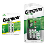 Cargador De Pilas Maxi Energizer + 2 Pilas Aa