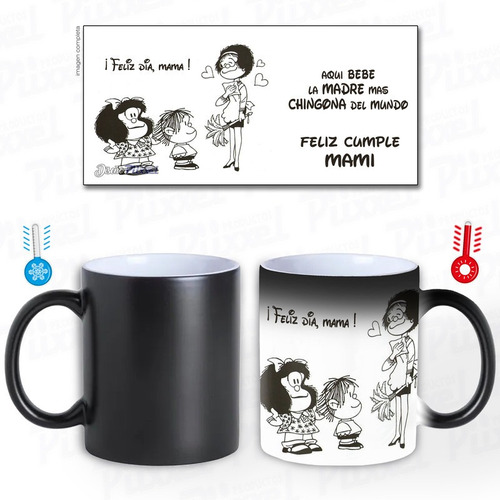 Taza Magica Regalo Cumpleaños Mamá Amor De Hijo