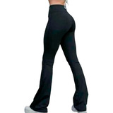 Leggings Calza Oxford Lisa Negra Lycra Premium Mujer Calidad