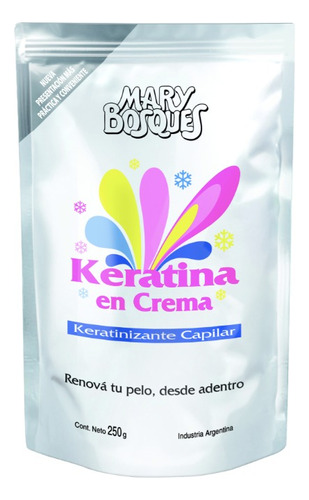 Keratina En Crema | Mary Bosques | Doy Pack | 250g |