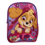 Mochila Preescolar Mickey Minnie Paw Patrol Spiderman 2024 Color Paw Patrol Rosada Diseño De La Tela Liso