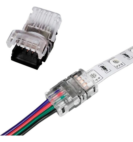 Conector Simple Para Tira Led 5050 Rgb Para Soldar Cable