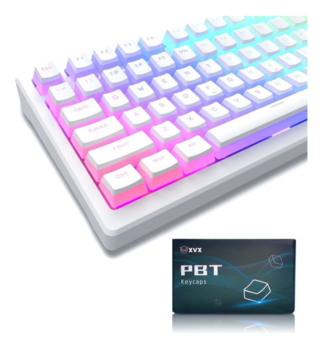 Pbt Keycaps Perfil Pbt Oem Para Teclado Gamer 165 Teclas