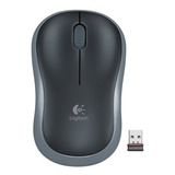 Mouse Inalambrico Logitech M185 Conexion Usb Color Negro