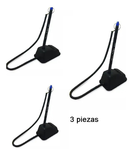 3 Bases Para Bolígrafo +3 Bolígrafos De Repuestos Pin Point