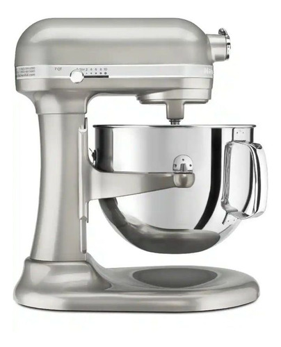 Batidora De Pedestal Kitchenaid Professional 5 Plus Kp25m0xmc Plateada