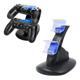 Base Soporte Cargador Doble 2 Joysticks Ps4 Play 4