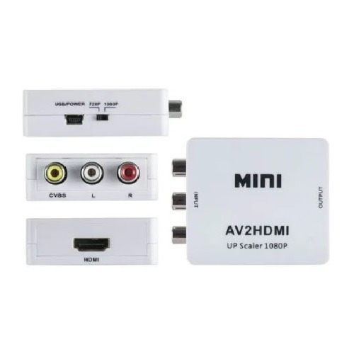 Adaptador Convertidor De Rca A Hdmi 1080p