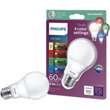 Foco Led Philips Sceneswitch Luz Multicolor - A19