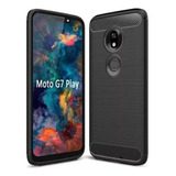 Funda Tpu Carbono Para Motorola Moto G7 / G7 Plus 