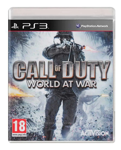 Call Of Duty World At War Ps3 Mídia Física Seminovo
