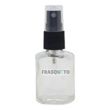 100 Frascos Vip 30ml De Vidrio Con Spray Negro