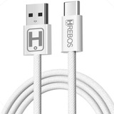 Cabo Usb C 2m Tipo C Usb C Longo Grande Turbo 3a Colorido