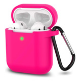 Case Protetora De Silicone Para Fones AirPods 1 E 2 Geração