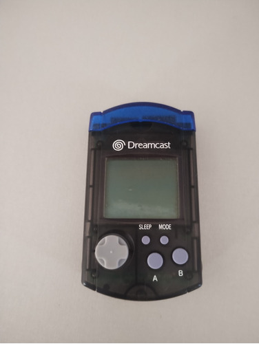 Vmu Dreamcast Translúcido Preto Com Bateria 