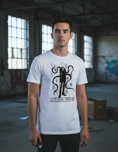Playera Slenderman Poster