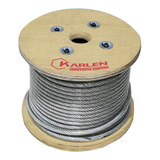 Cable Acero Galvanizado 7x7 80m 1/8  Ecom