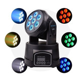 Moving Head Wash 7 Leds 84w Rgbw Dmx Quadriled Beam Dj Festa