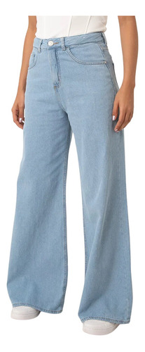 Calça Sport Social Pantalona Jeans Acinturada + 4 Cores