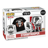 Funko Pop Tees Star Wars Stormtrooper Con Playera Talla M