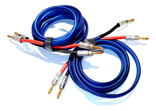 1.6m Cable Audio Hifi 12 Awg Ofc (par) Conector Nakamichi 
