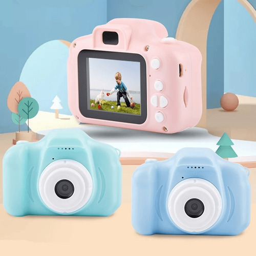 Câmera Digital Criança Mini Infantil Fotografa Filma + Jogos