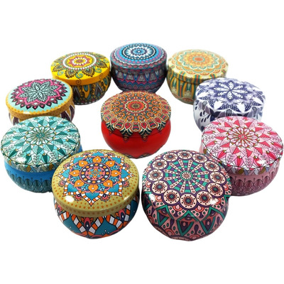 12 Latinhas Coloridas P/ Fabricação De Velas Artesanais 40ml