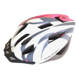 Casco Raleigh Dama Hc-35 - Blanco-fuxia 