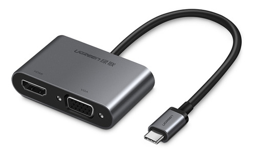 Ugreen Adaptador Usb-c A Hdmi+vga Con Pd