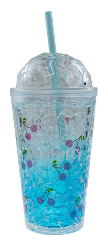 Vaso Acrílico Summer Azul Topsoc