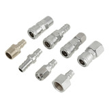 Conector Manguera Compresor 8pcs Bsp 1/2 Neumático Air Quick