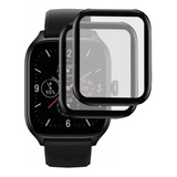 2 Películas Protetora Gel 3d Para Amazfit Gts 4 Tela 1.75