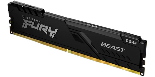 Memória Kingston 4gb Ddr4 2666mhz C16 Fury Beast Black